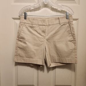 Ann Taylor Tan Shorts Versatile Cotton Twill